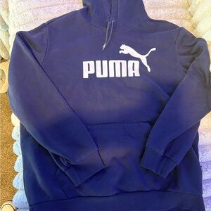 PUMA Men's Navy Hoodie Sweater